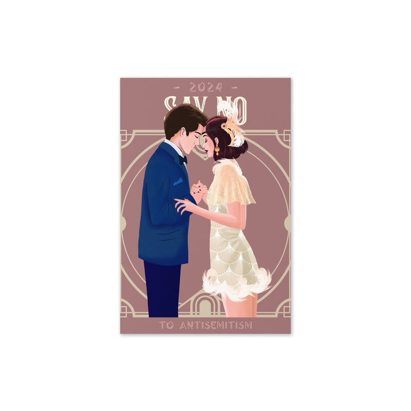 Art Deco Love Story | Greeting Card