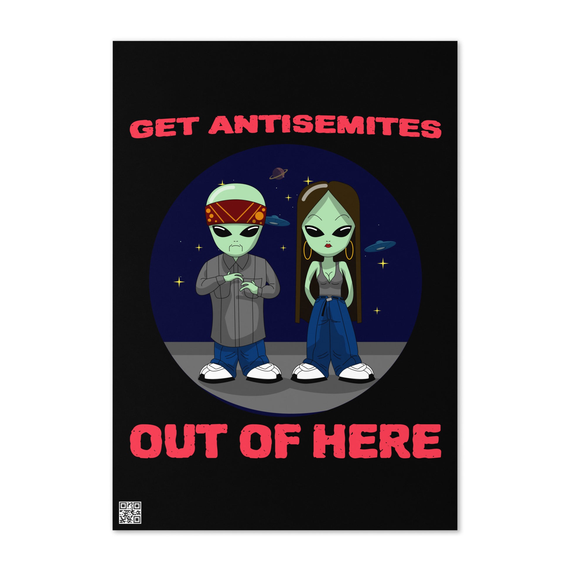Get Alien Out | Antisemitism | Greeting Card