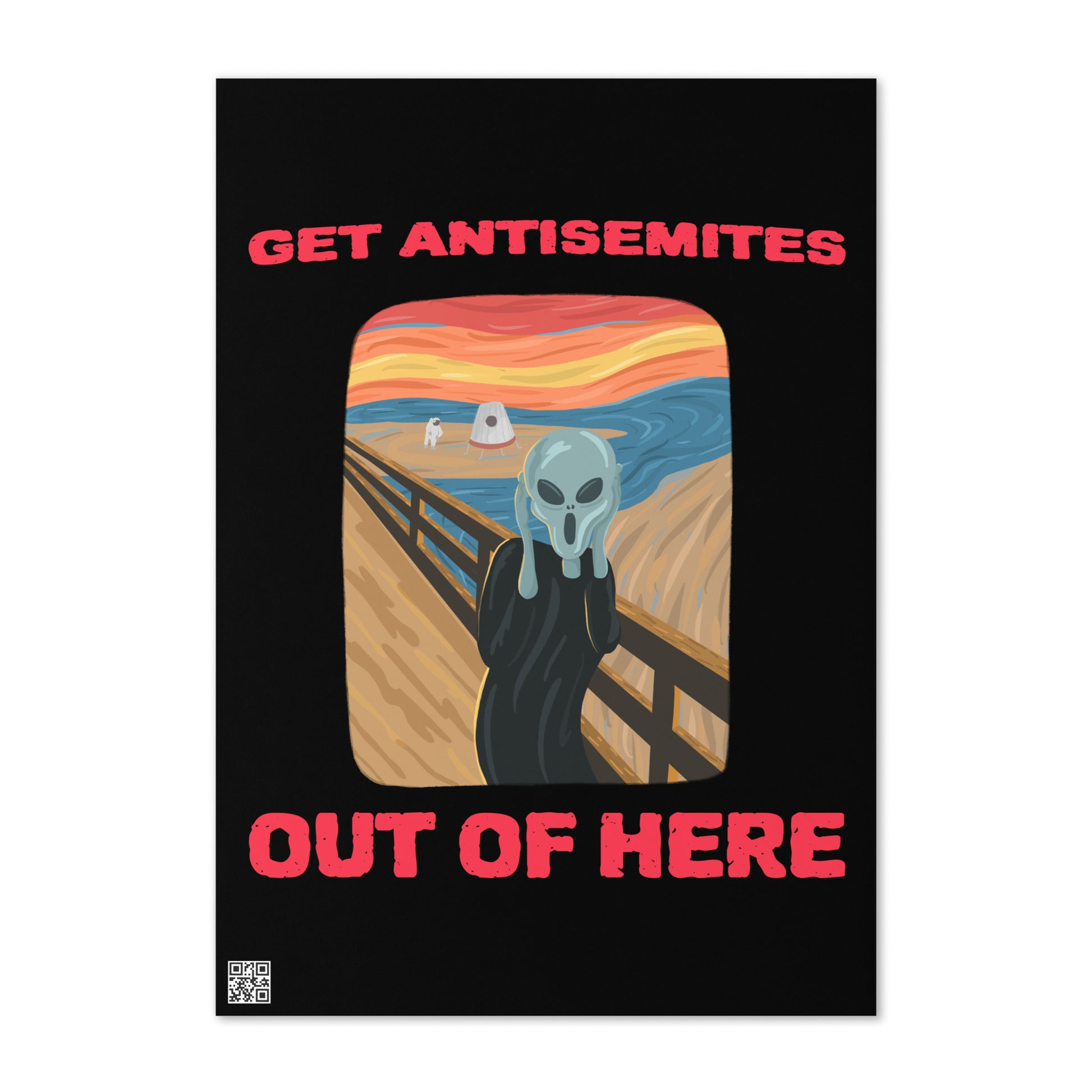 Get Alien Out | Antisemitism | Greeting Card