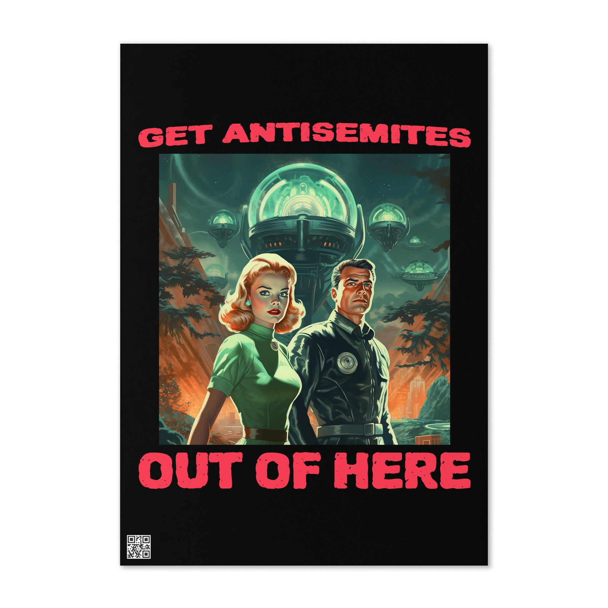 Get Alien Out | Antisemitism | Greeting Card