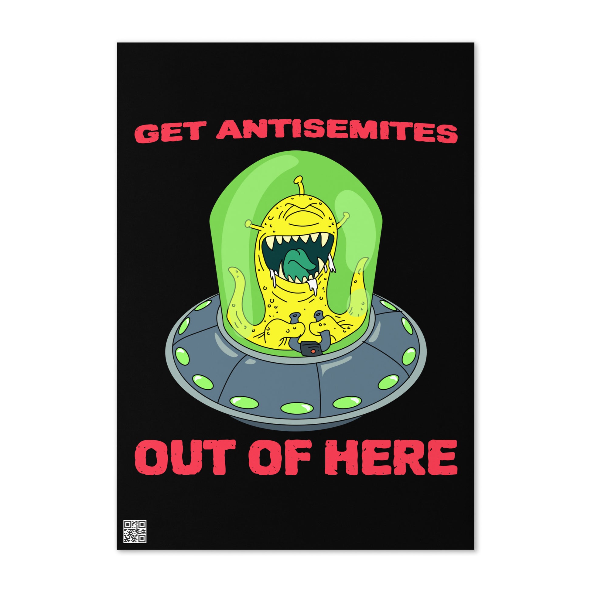 Get Alien Out | Antisemitism | Greeting Card