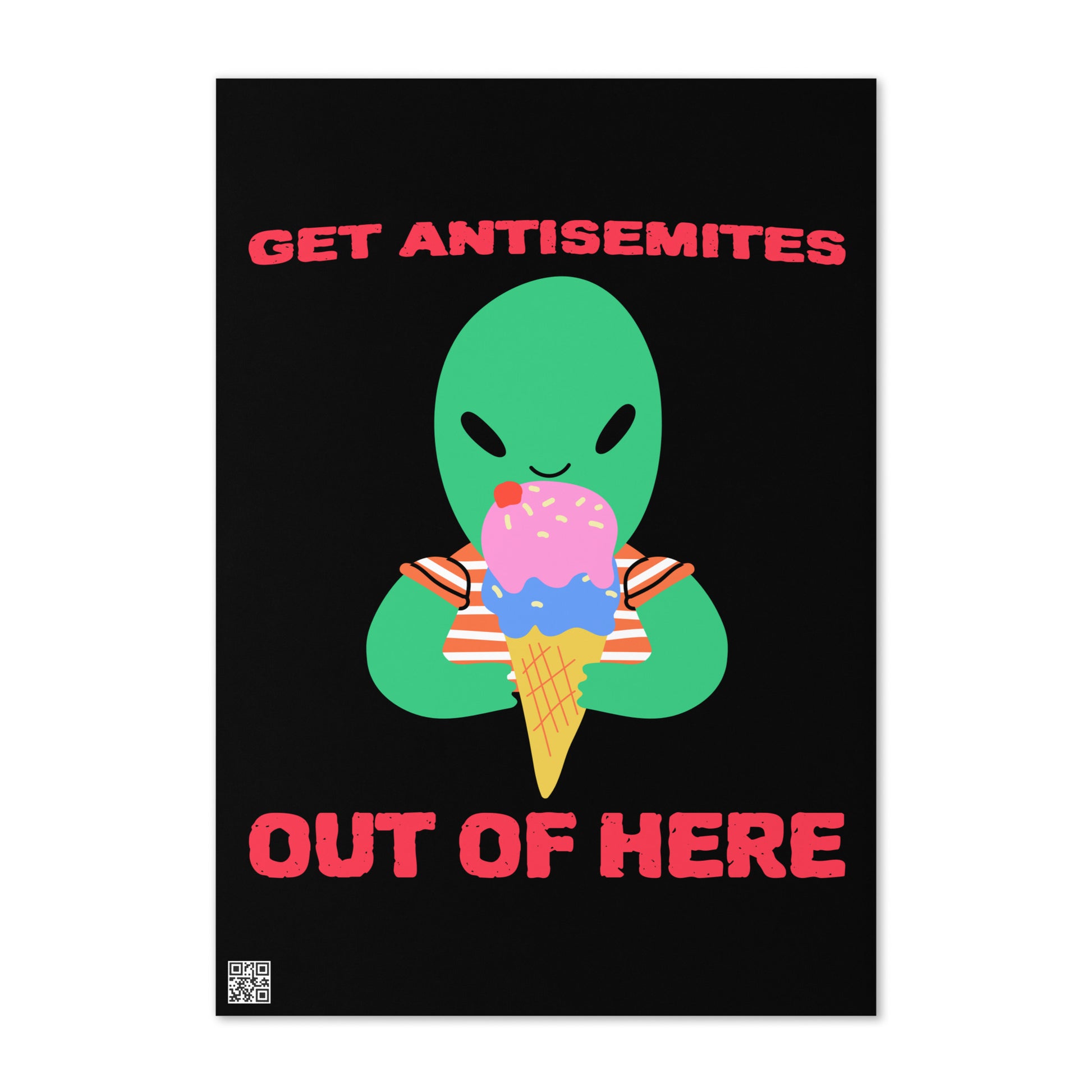 Get Alien Out | Antisemitism | Greeting Card