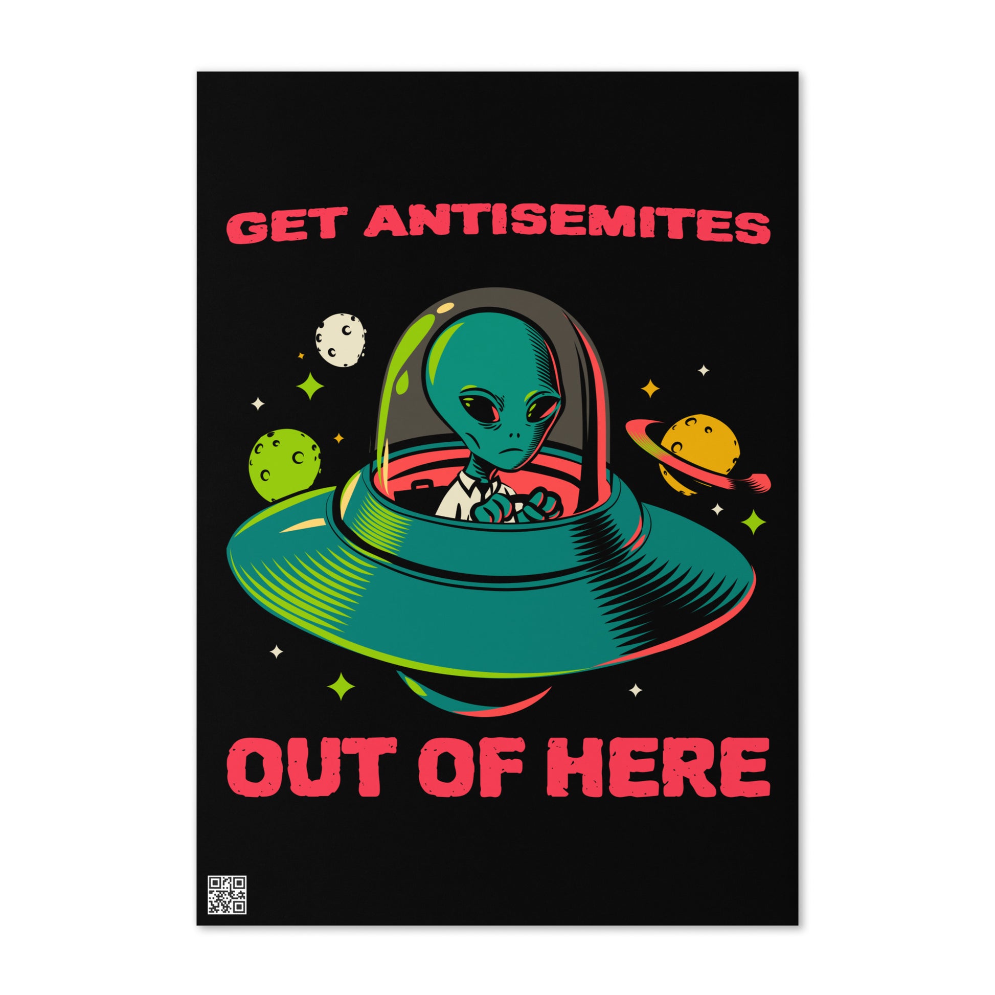 Get Alien Out | Antisemitism | Greeting Card