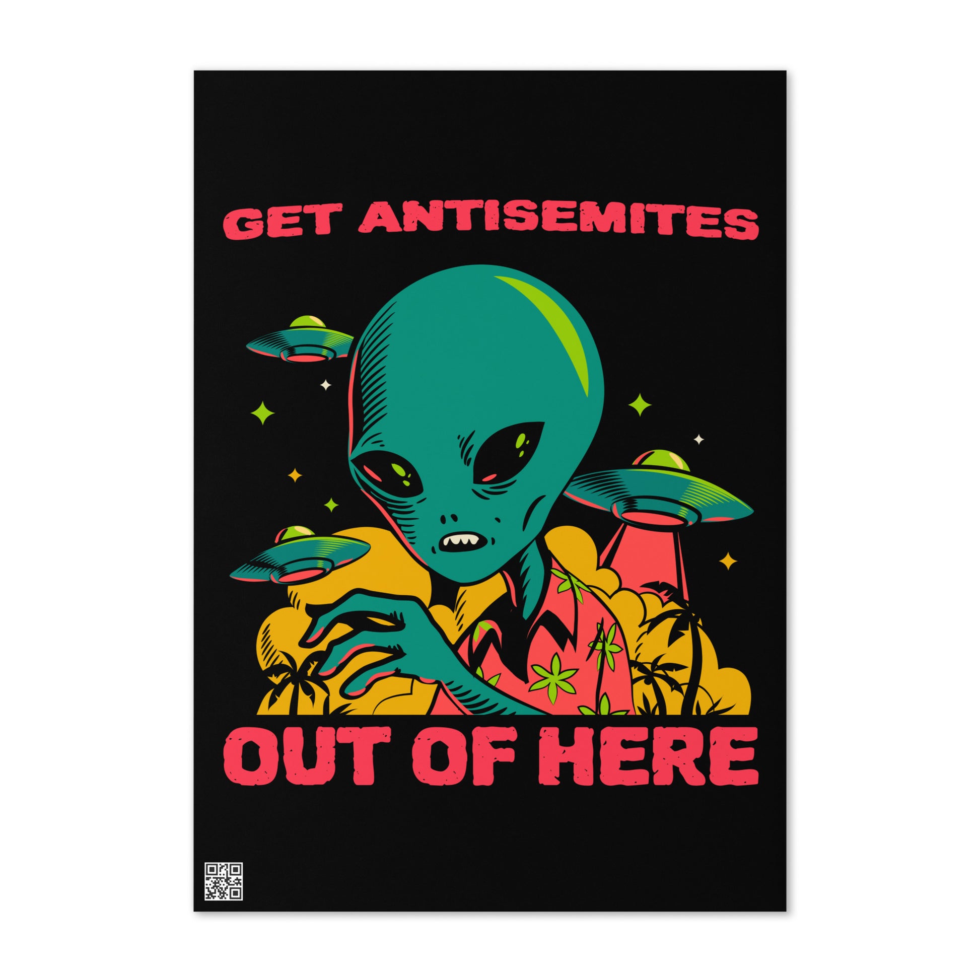 Get Alien Out | Antisemitism | Greeting Card