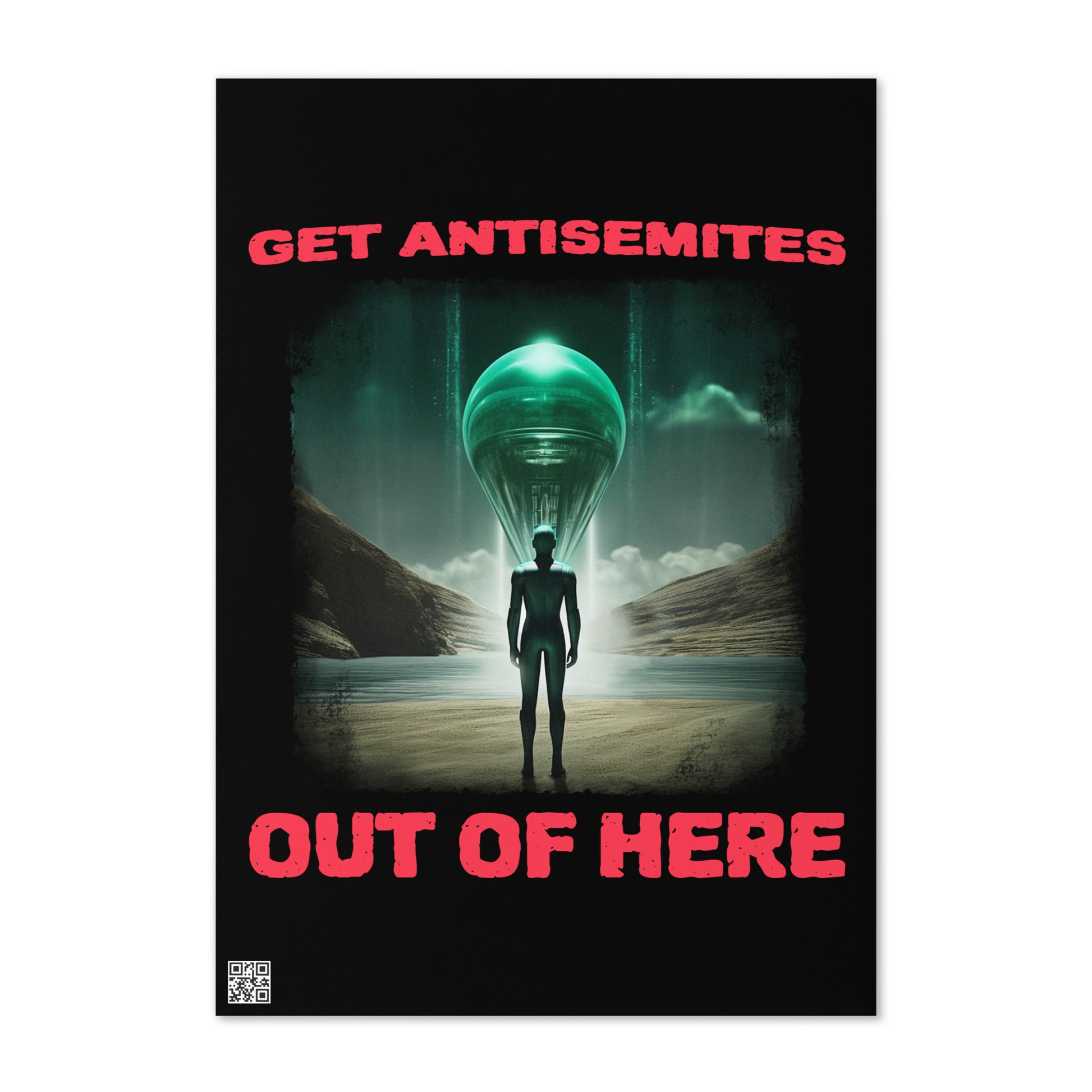 Get Alien Out | Antisemitism | Greeting Card