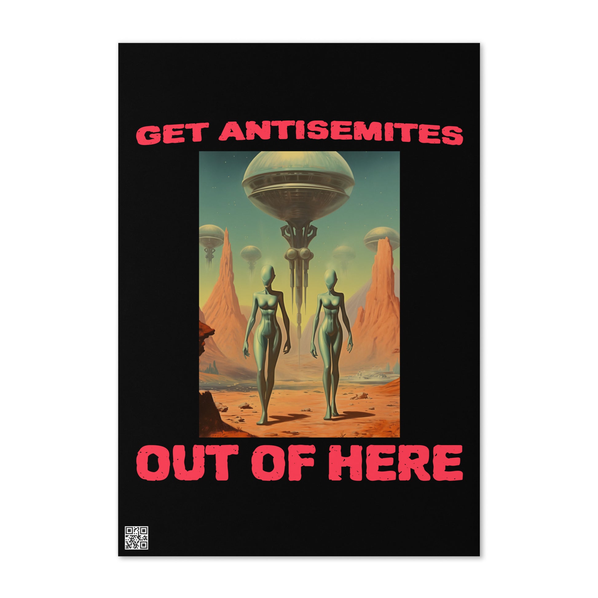 Get Alien Out | Antisemitism | Greeting Card