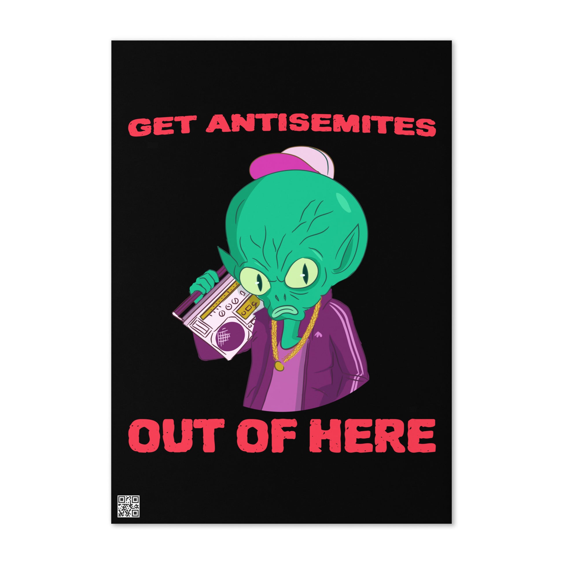 Get Alien Out | Antisemitism | Greeting Card