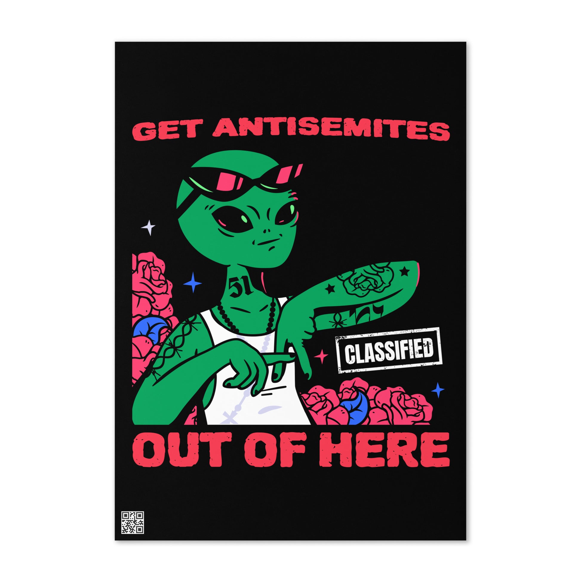 Get Alien Out | Antisemitism | Greeting Card