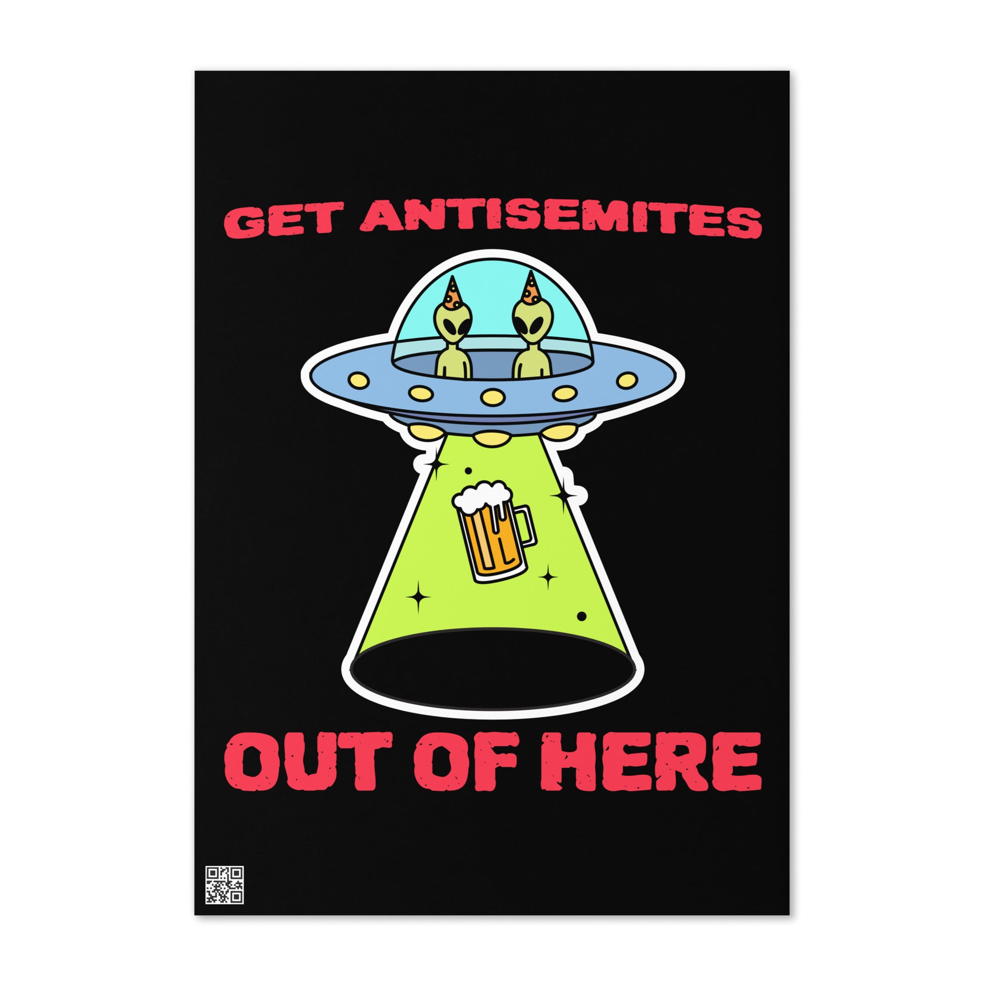 Get Alien Out | Antisemitism | Greeting Card