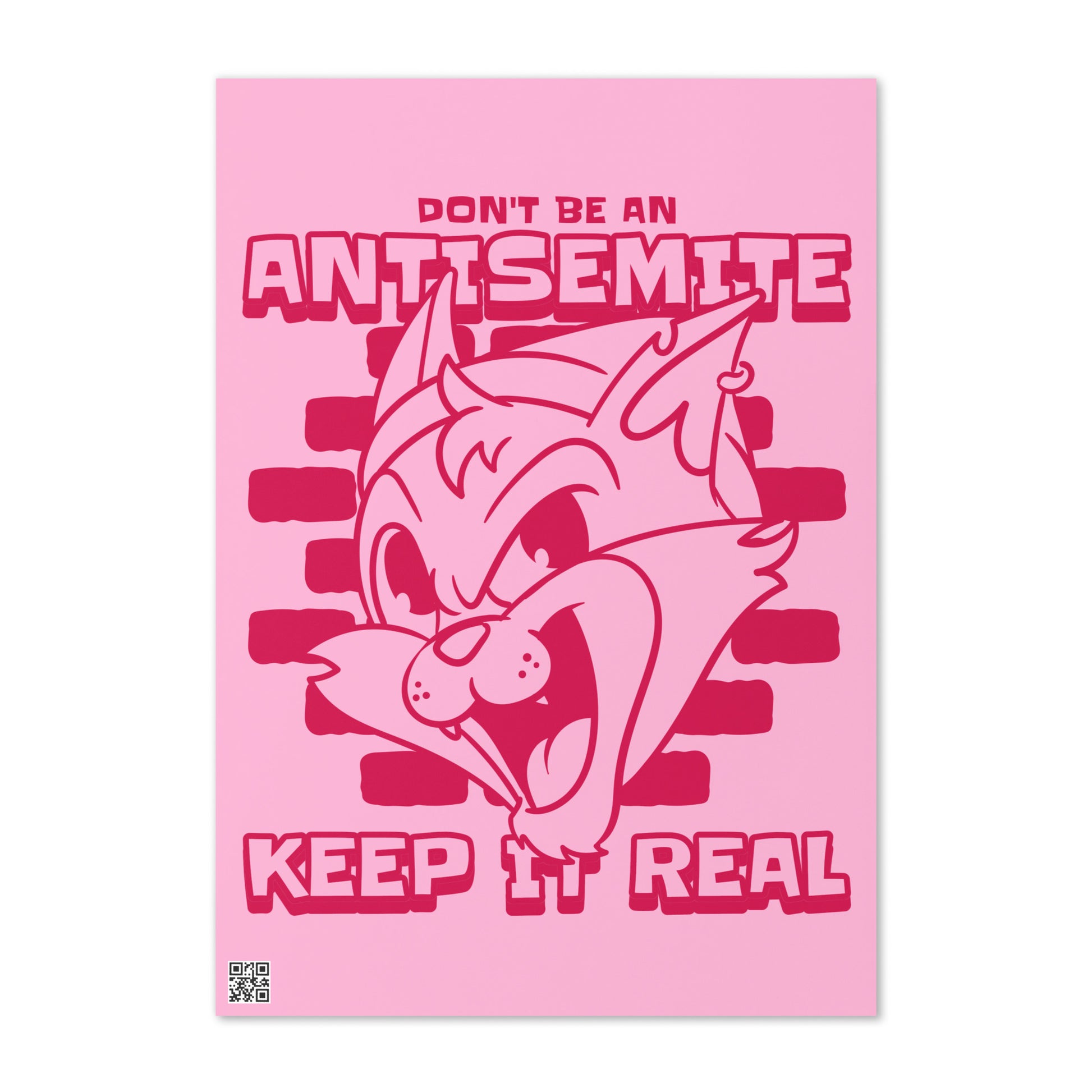 Streetart Graffiti Cartoon | Antisemitism | Greeting Card