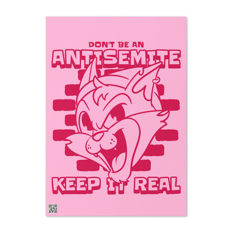 Streetart Graffiti Cartoon | Antisemitism | Greeting Card