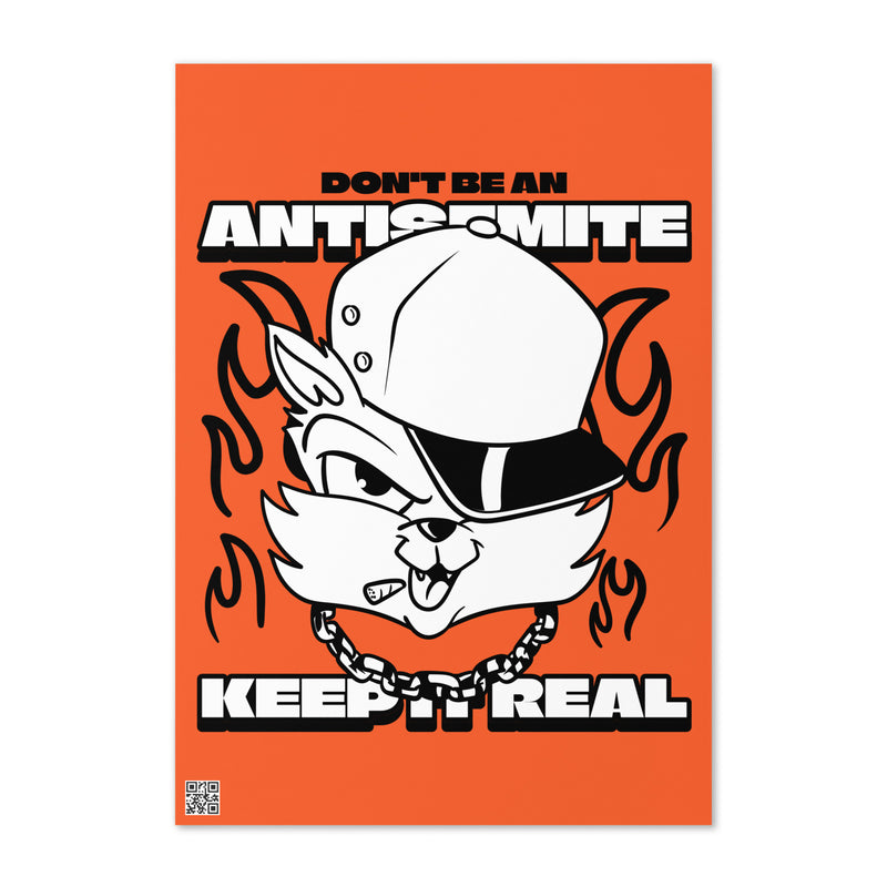 Streetart Graffiti Cartoon | Antisemitism | Greeting Card