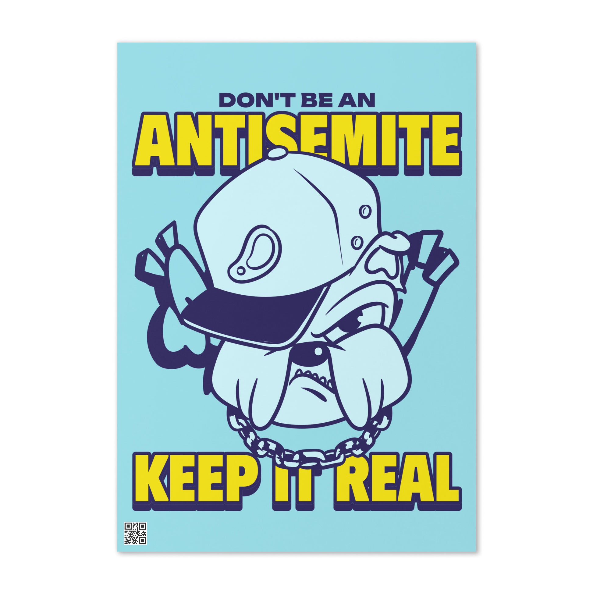 Streetart Graffiti Cartoon | Antisemitism | Greeting Card