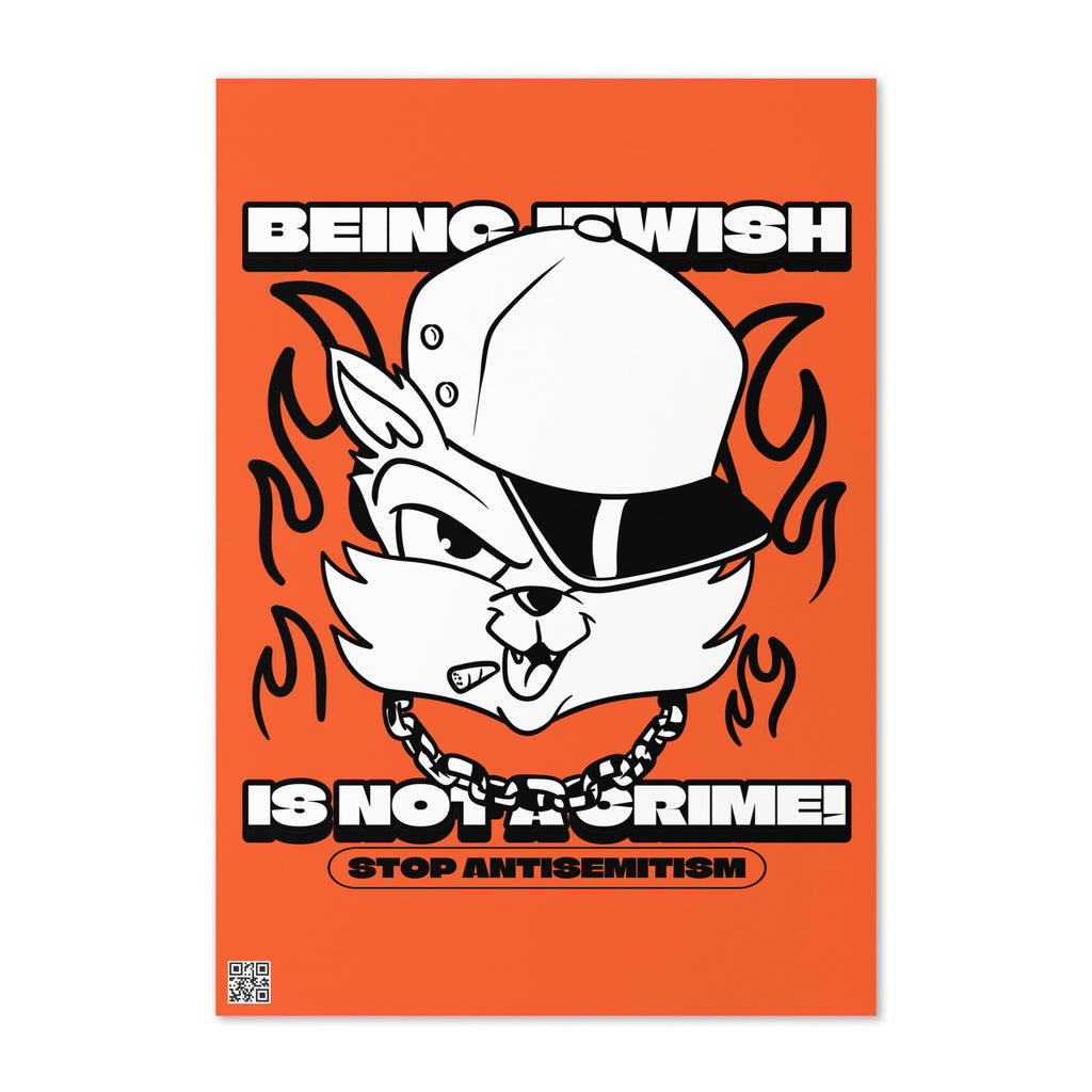 Streetart Graffiti Cartoon | Antisemitism | Greeting Card