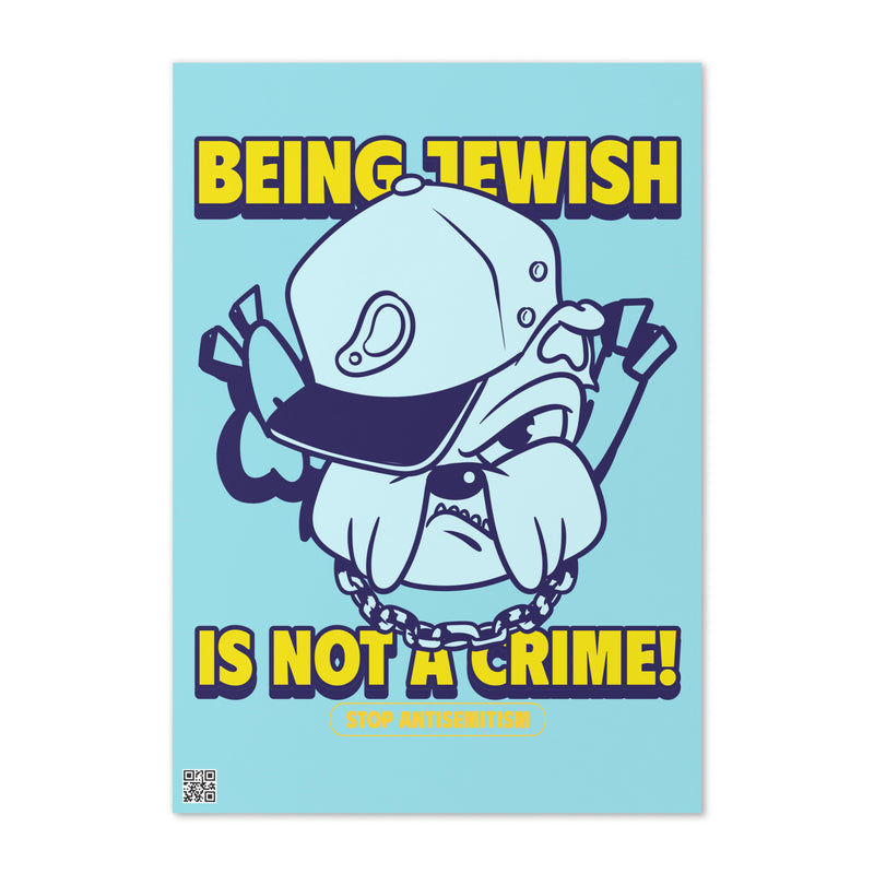 Streetart Graffiti Cartoon | Antisemitism | Greeting Card