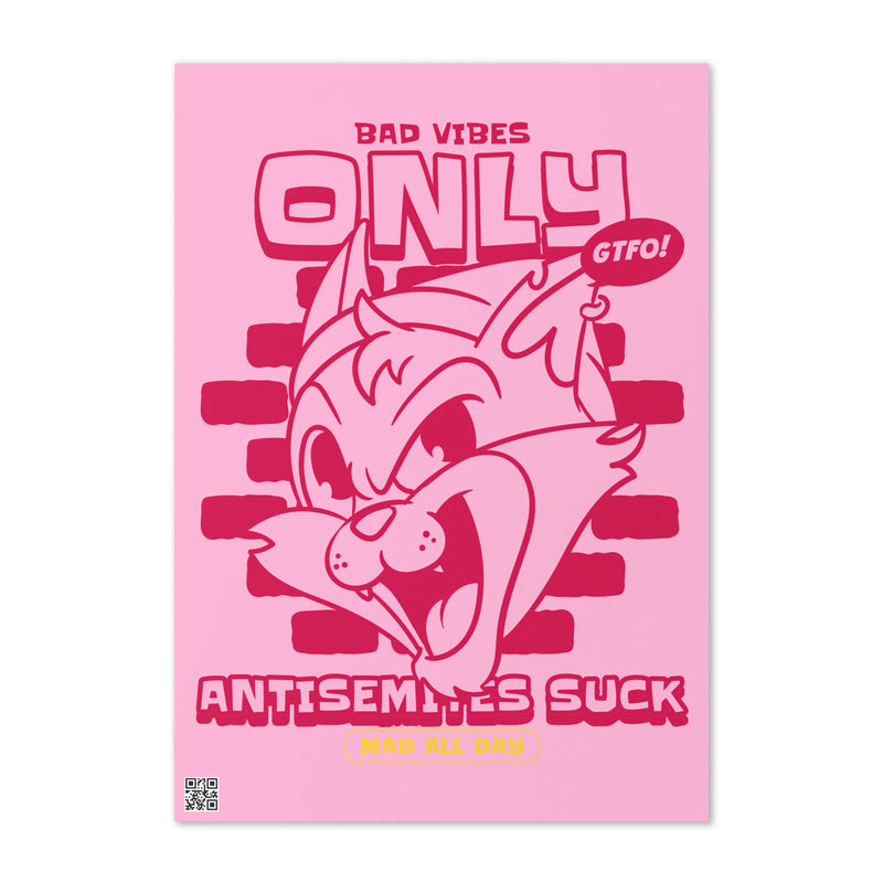 Streetart Graffiti Cartoon | Antisemitism | Greeting Card