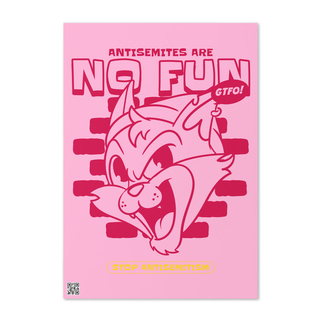 Streetart Graffiti Cartoon | Antisemitism | Greeting Card