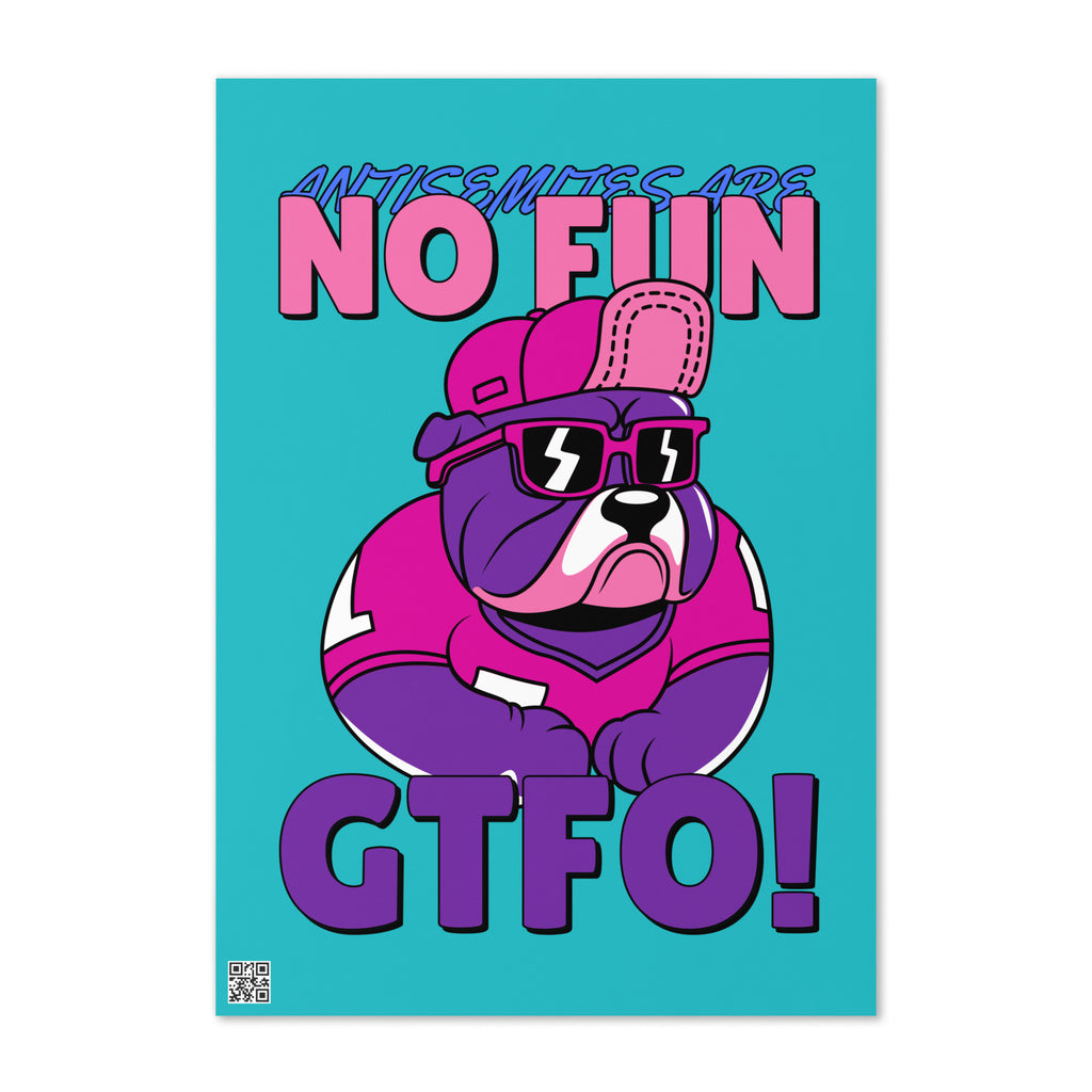 Streetart Graffiti Cartoon | Antisemitism | Greeting Card