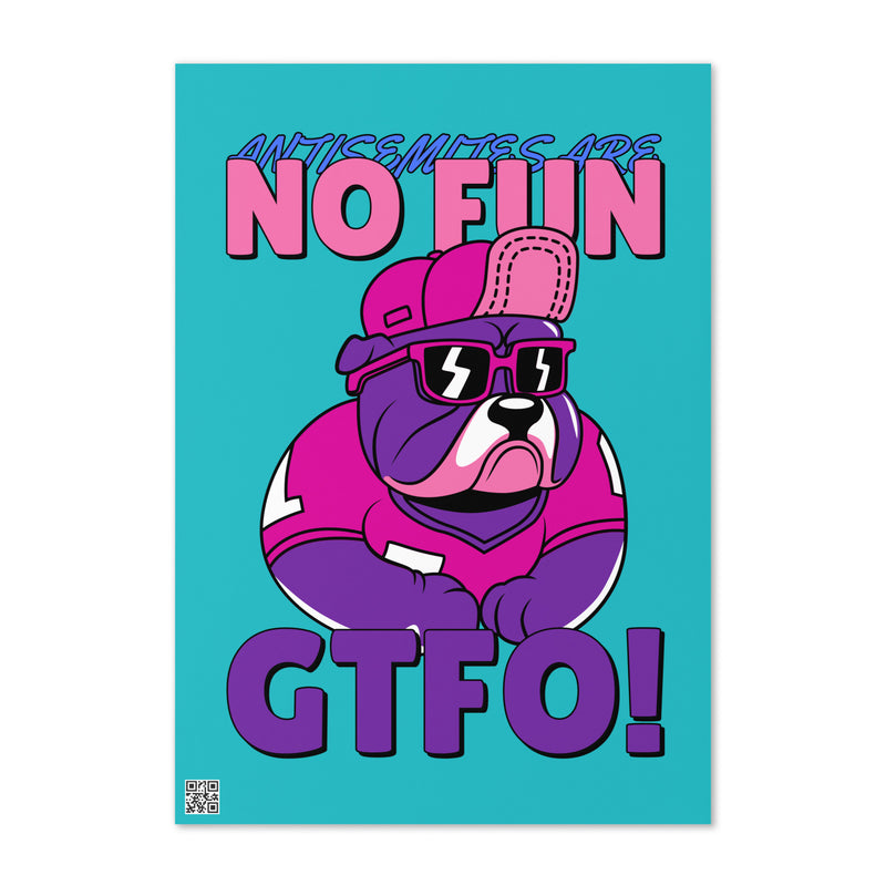 Streetart Graffiti Cartoon | Antisemitism | Greeting Card