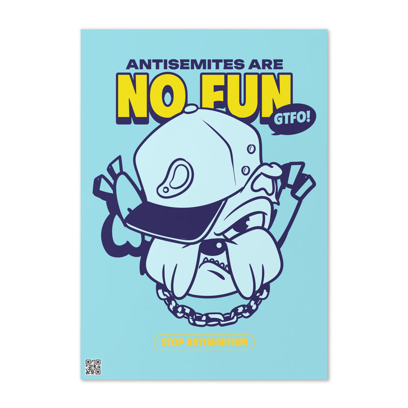 Streetart Graffiti Cartoon | Antisemitism | Greeting Card