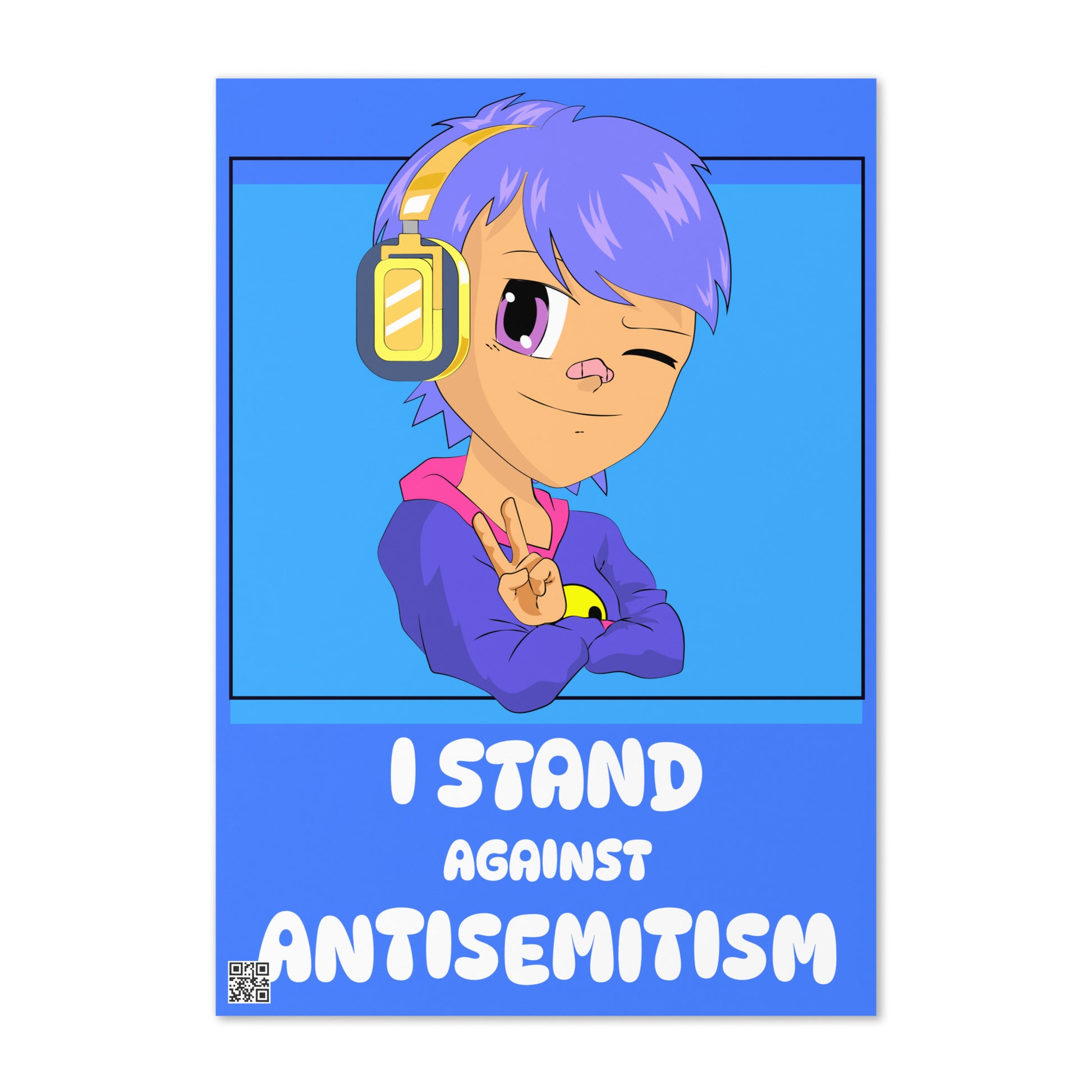I Stand Against Antisemitism | Greeting Card