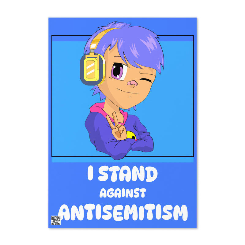 I Stand Against Antisemitism | Greeting Card