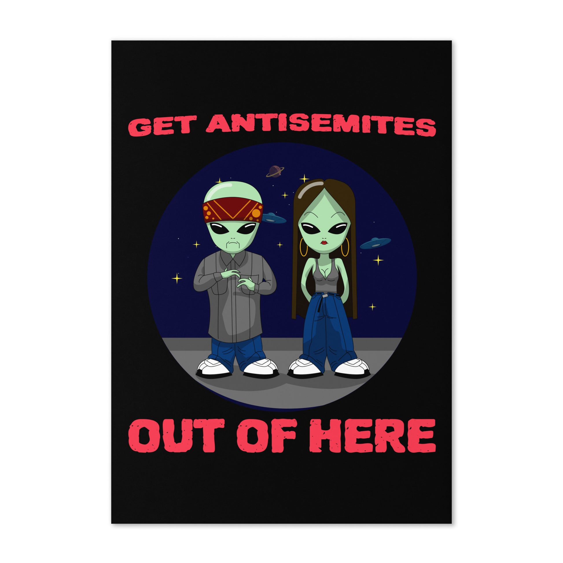 Get Alien Out | Antisemitism | Greeting Card