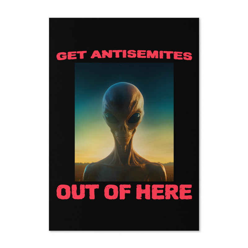 Get Alien Out | Antisemitism | Greeting Card