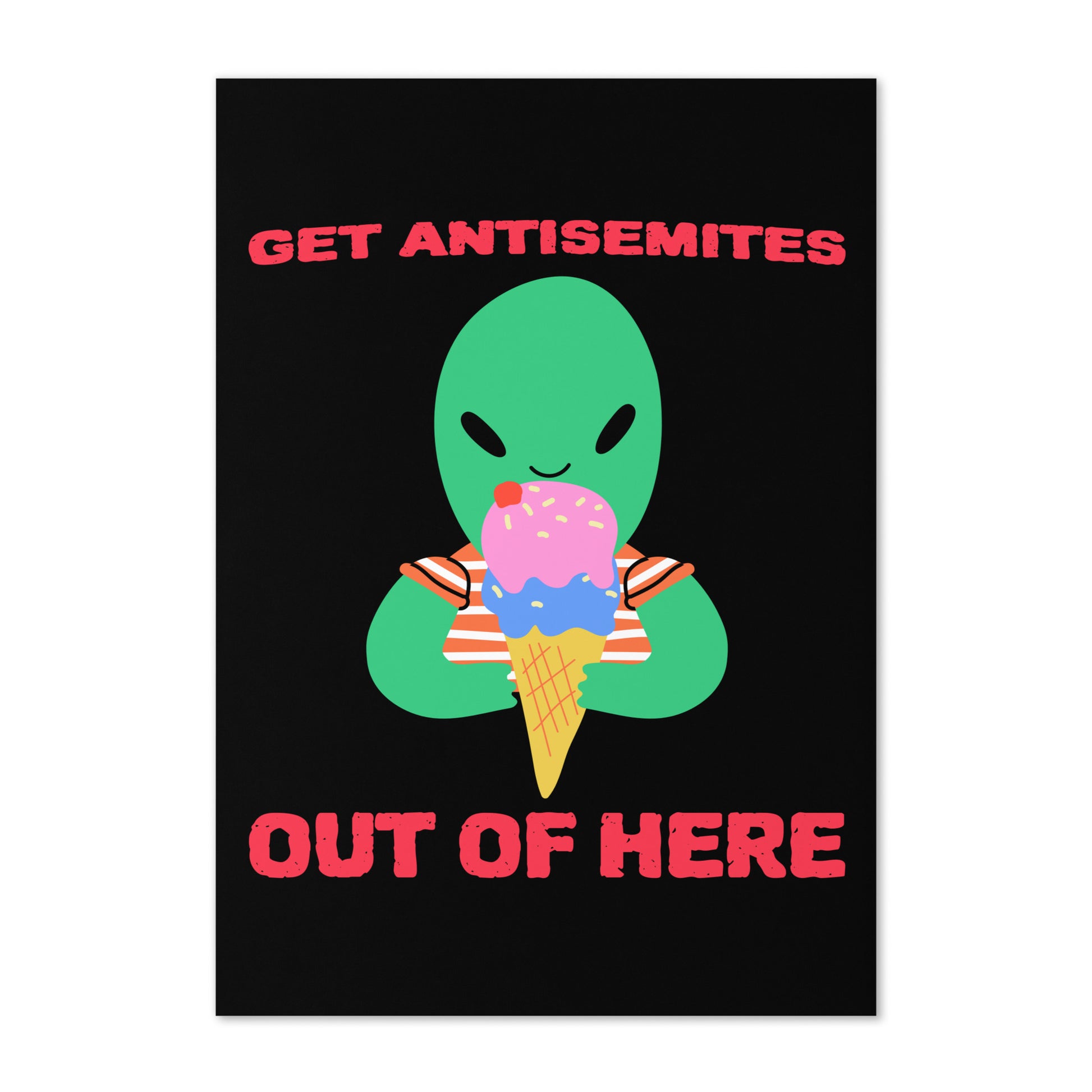 Get Alien Out | Antisemitism | Greeting Card