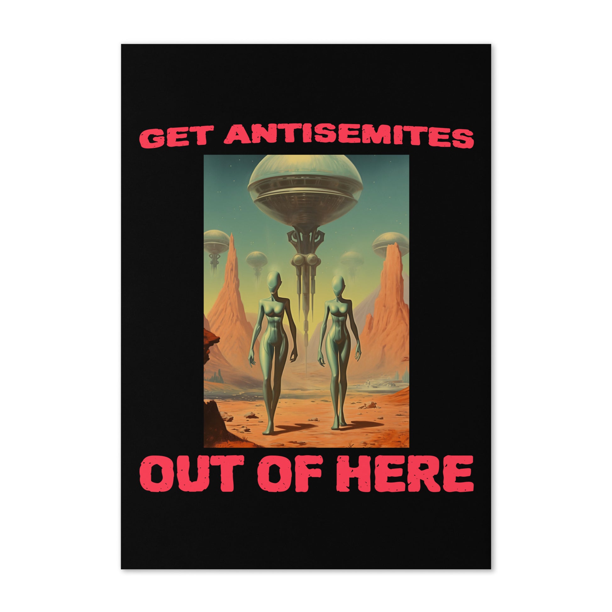 Get Alien Out | Antisemitism | Greeting Card