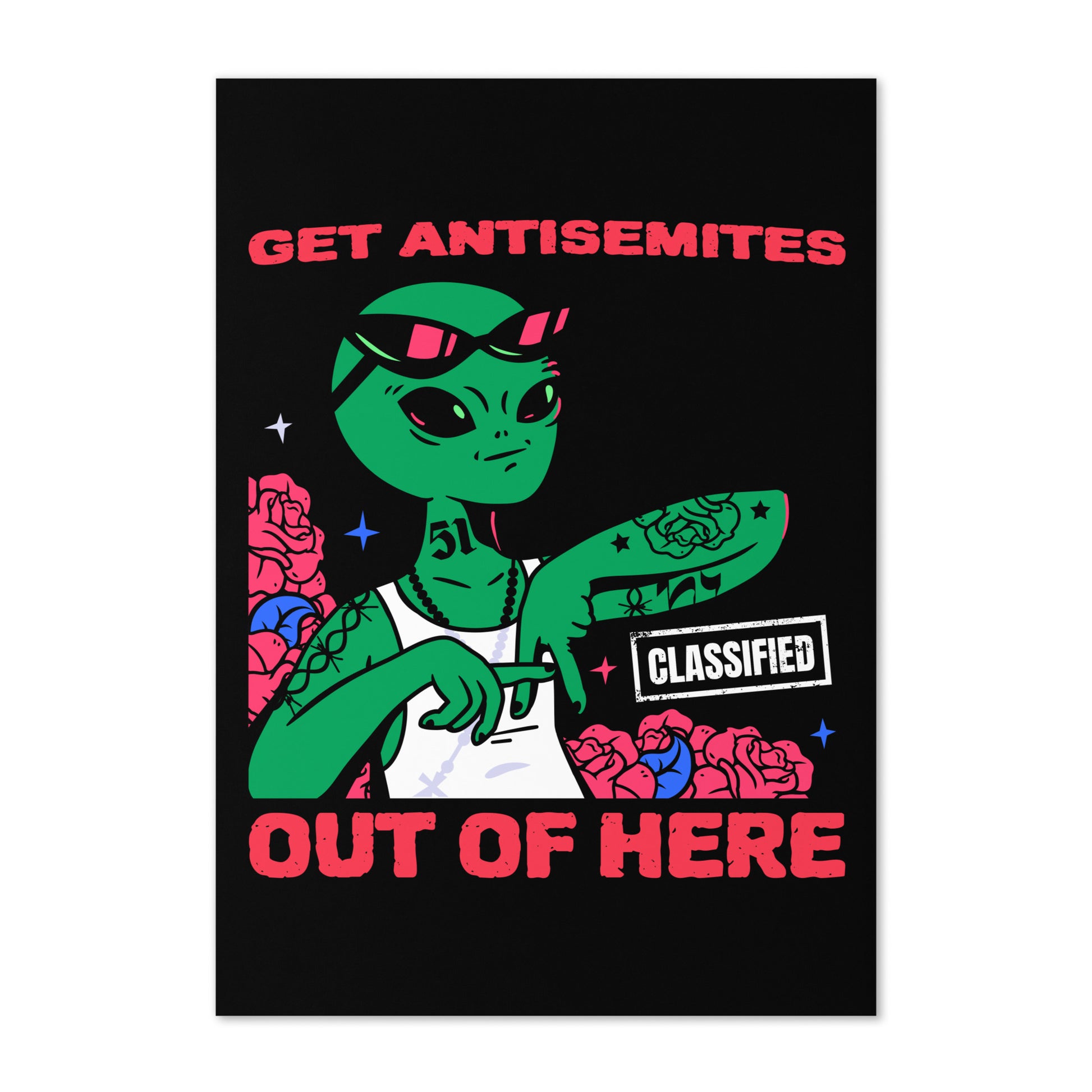 Get Alien Out | Antisemitism | Greeting Card