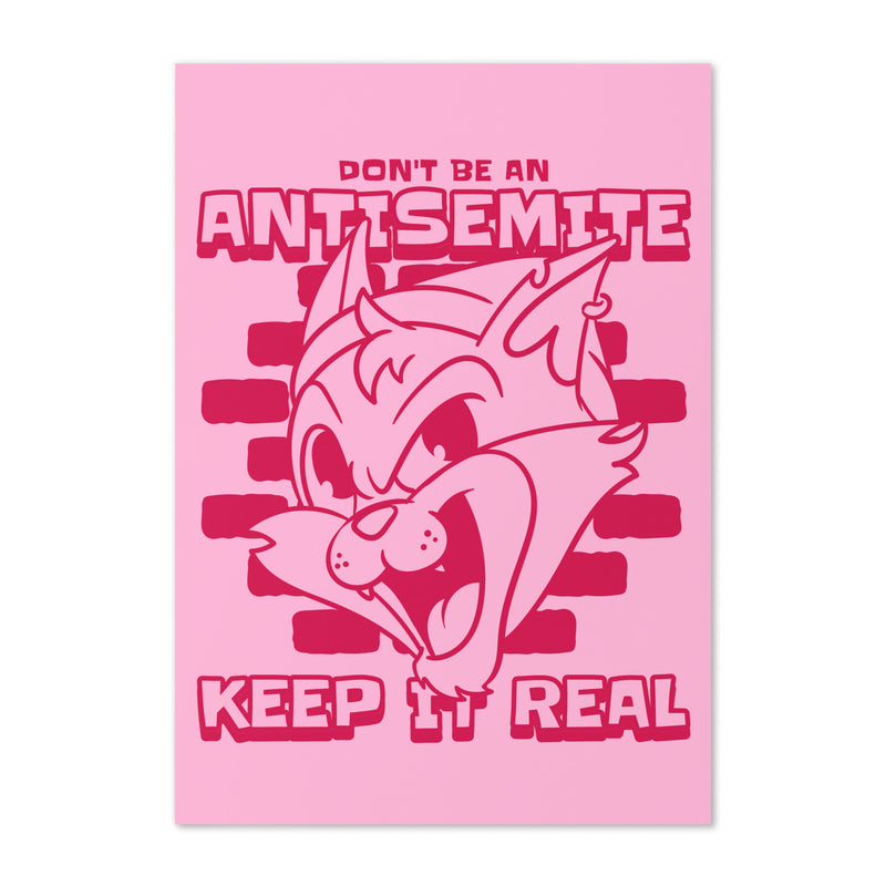 Streetart Graffiti Cartoon | Antisemitism | Greeting Card