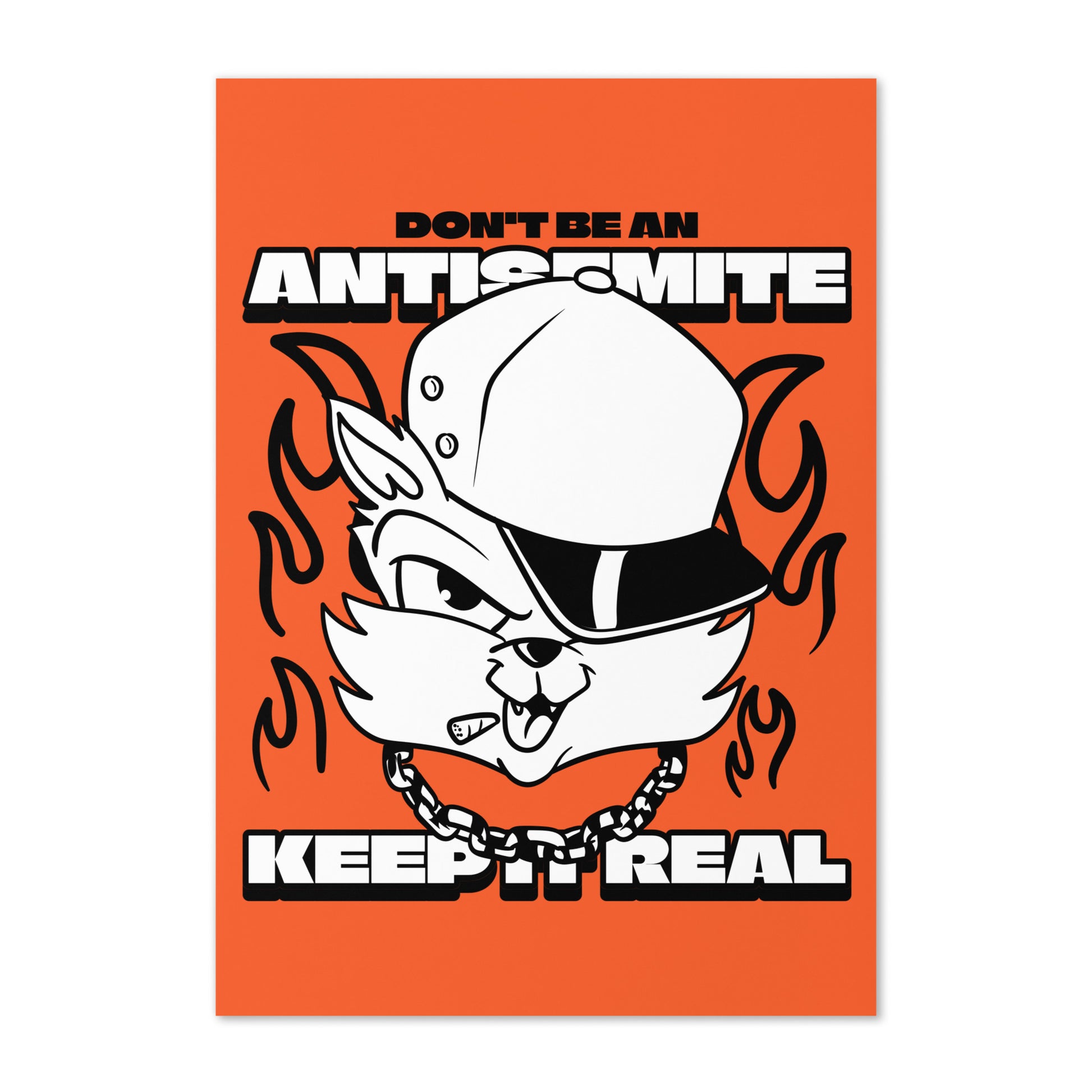 Streetart Graffiti Cartoon | Antisemitism | Greeting Card