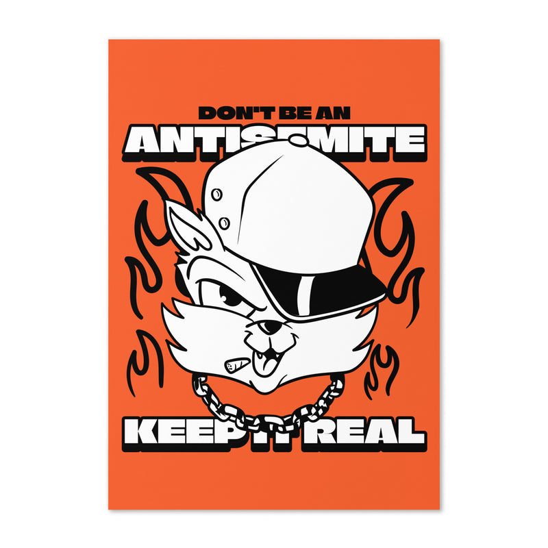 Streetart Graffiti Cartoon | Antisemitism | Greeting Card