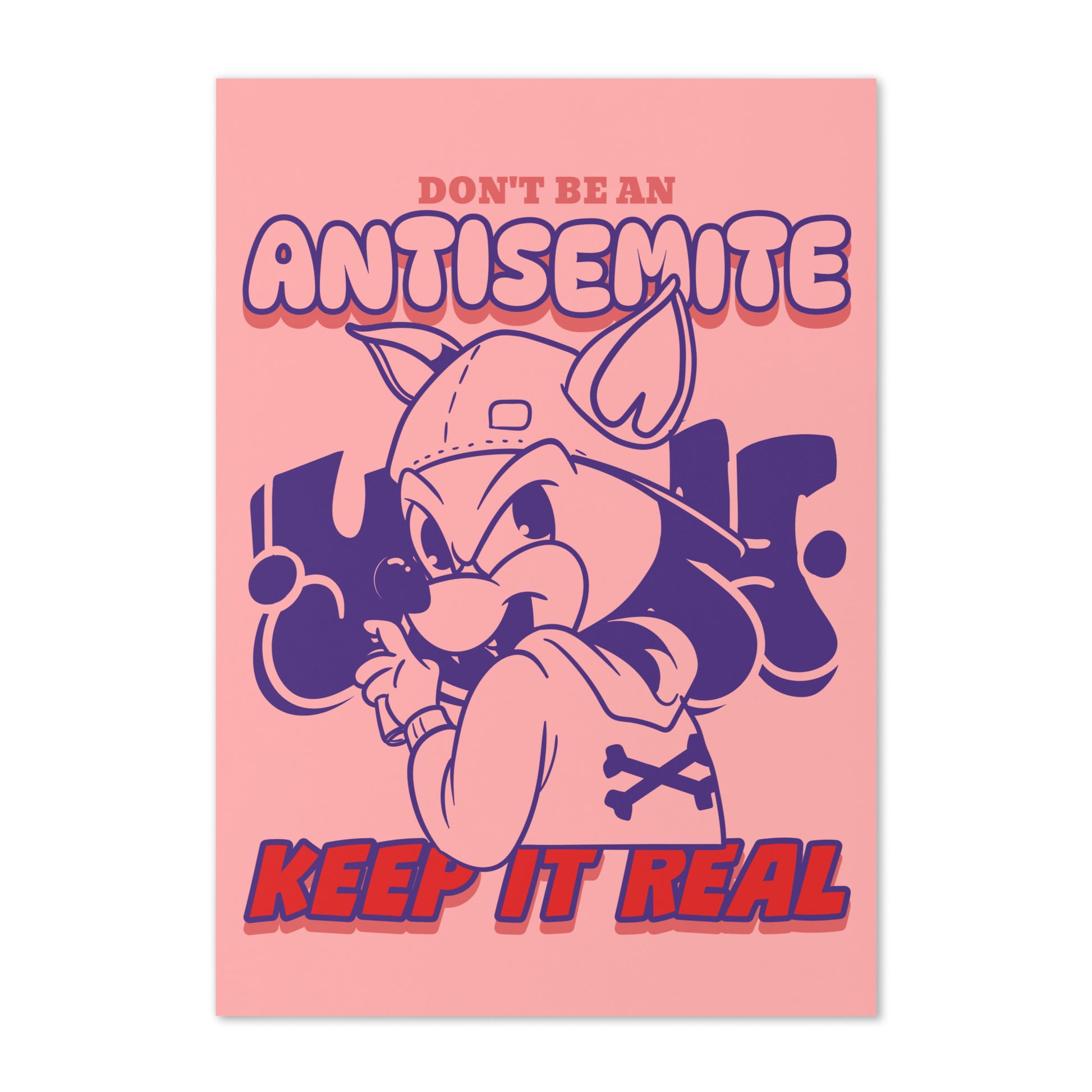 Streetart Graffiti Cartoon | Antisemitism | Greeting CardX