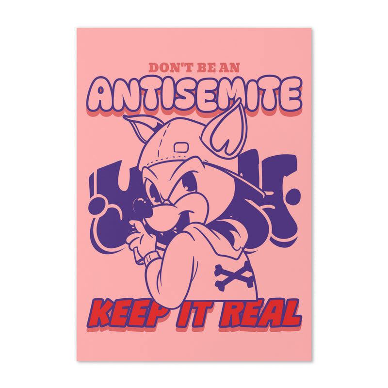 Streetart Graffiti Cartoon | Antisemitism | Greeting CardX