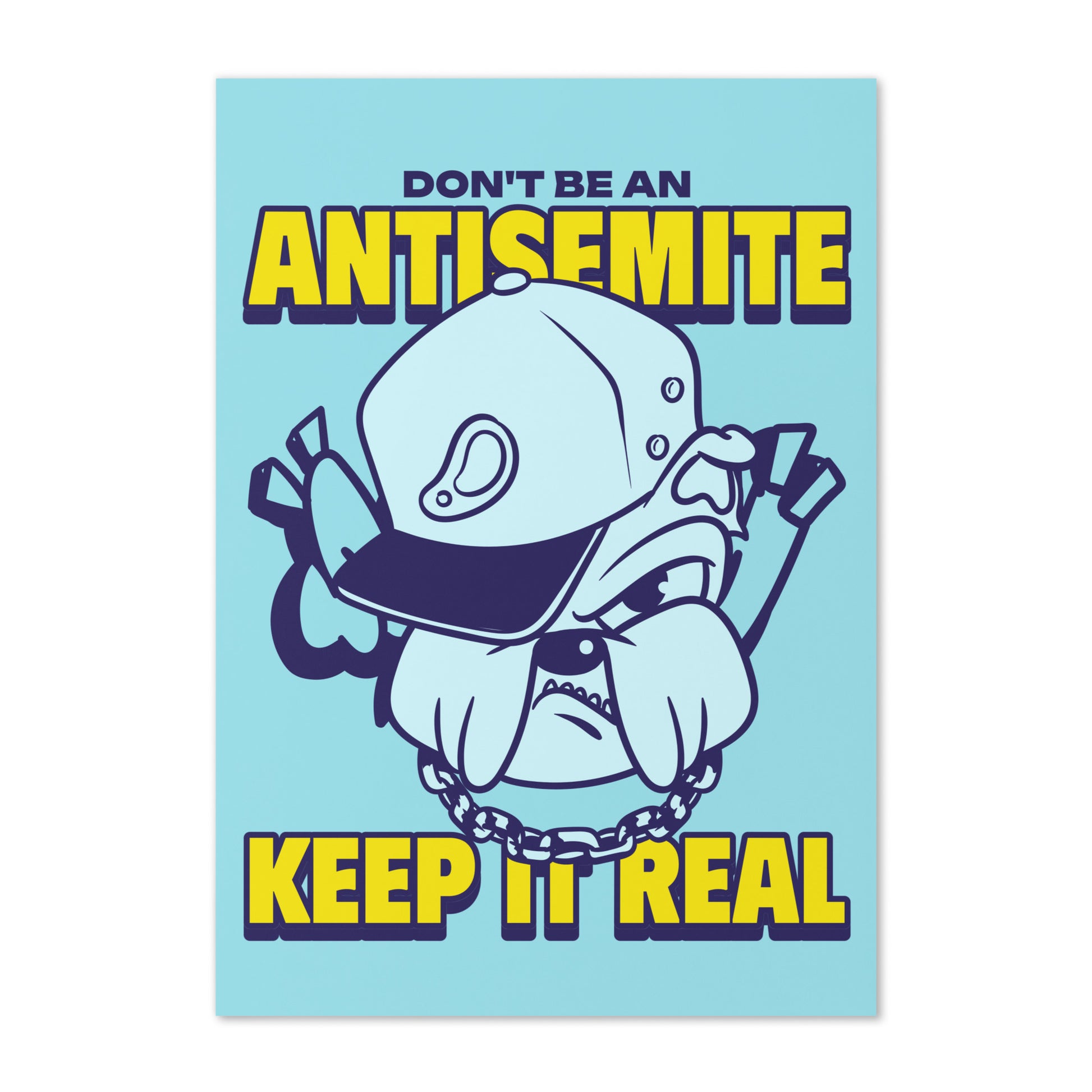 Streetart Graffiti Cartoon | Antisemitism | Greeting Card