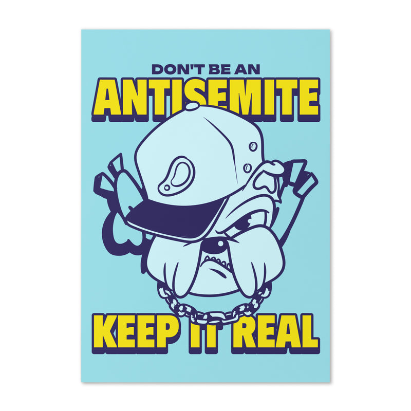 Streetart Graffiti Cartoon | Antisemitism | Greeting Card