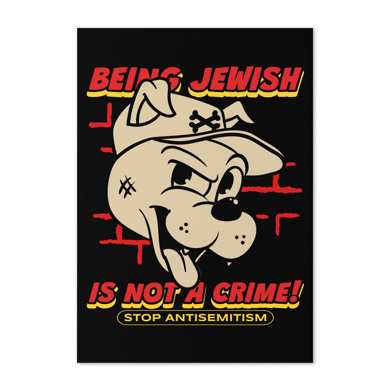 Streetart Graffiti Cartoon | Antisemitism | Greeting Card