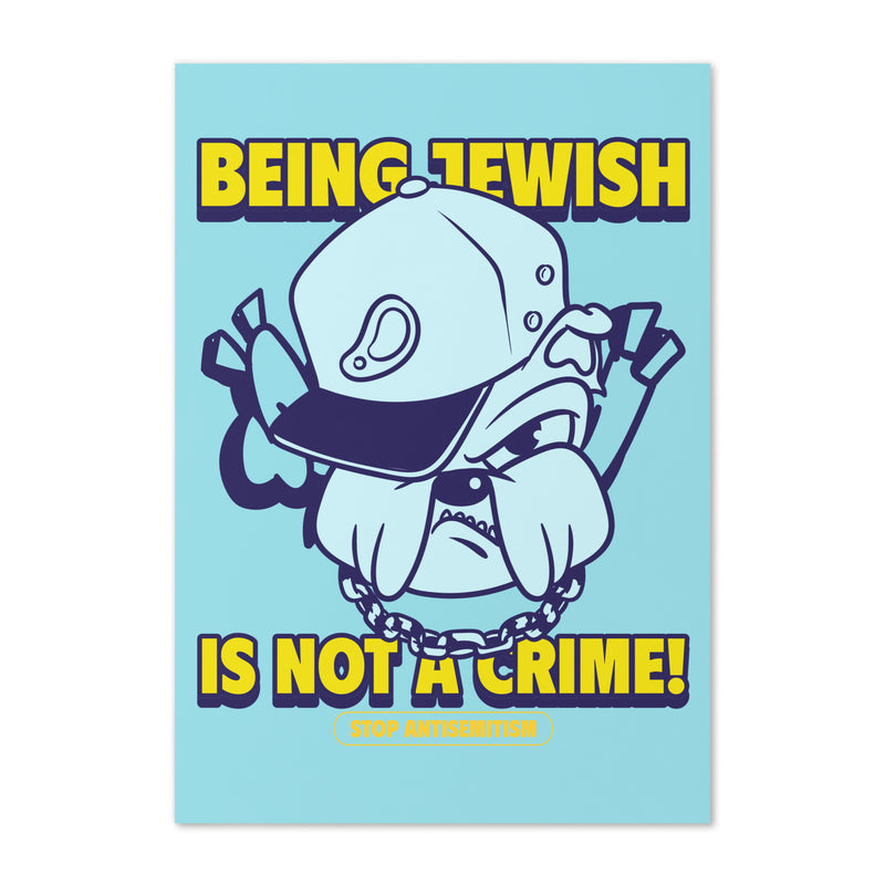 Streetart Graffiti Cartoon | Antisemitism | Greeting Card