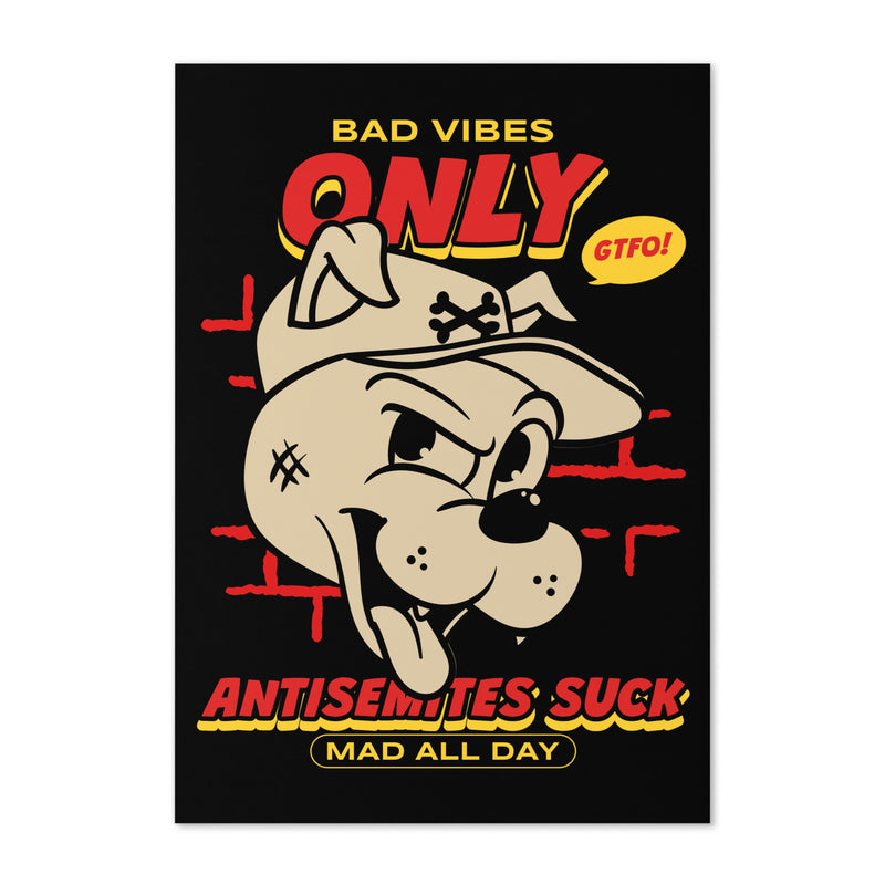 Streetart Graffiti Cartoon | Antisemitism | Greeting Card