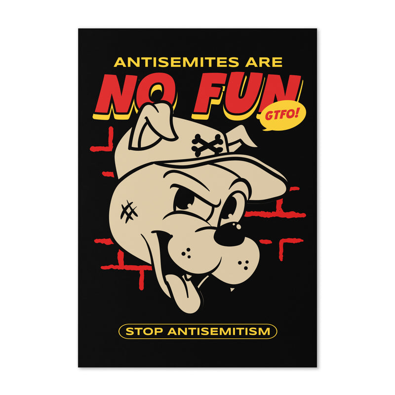 Streetart Graffiti Cartoon | Antisemitism | Greeting Card