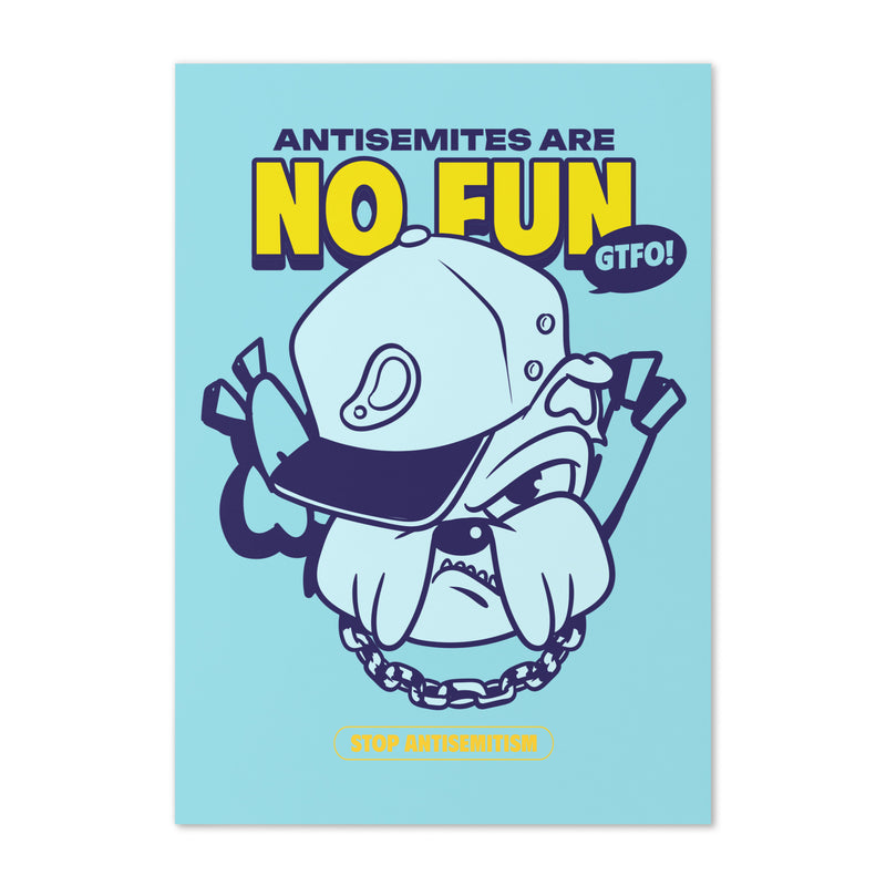 Streetart Graffiti Cartoon | Antisemitism | Greeting Card