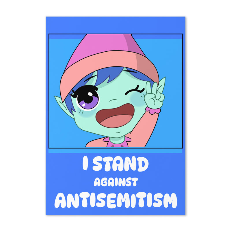I Stand Against Antisemitism | Greeting Card