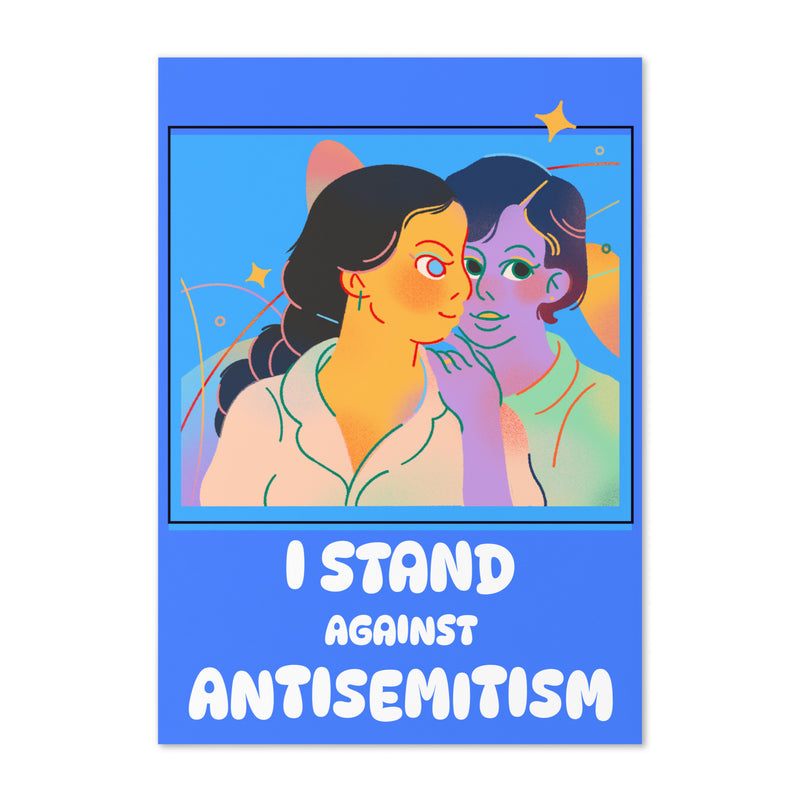 I Stand Against Antisemitism | Greeting Card