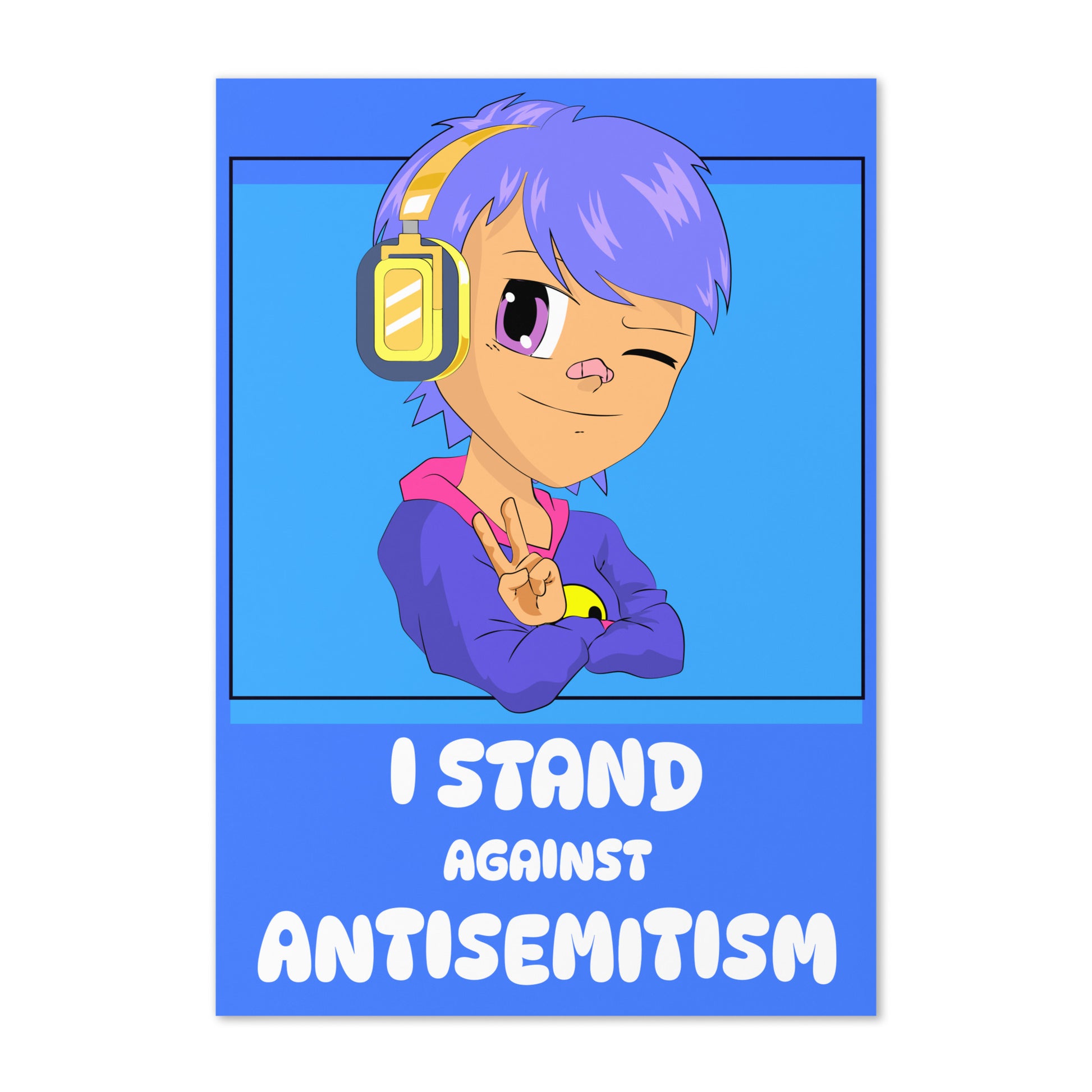 I Stand Against Antisemitism | Greeting Card