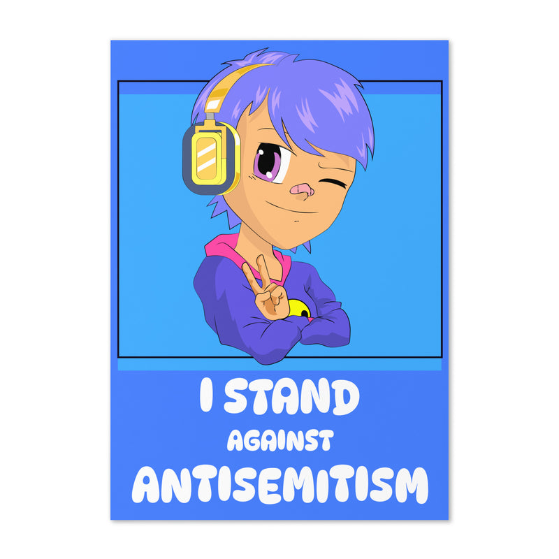 I Stand Against Antisemitism | Greeting Card