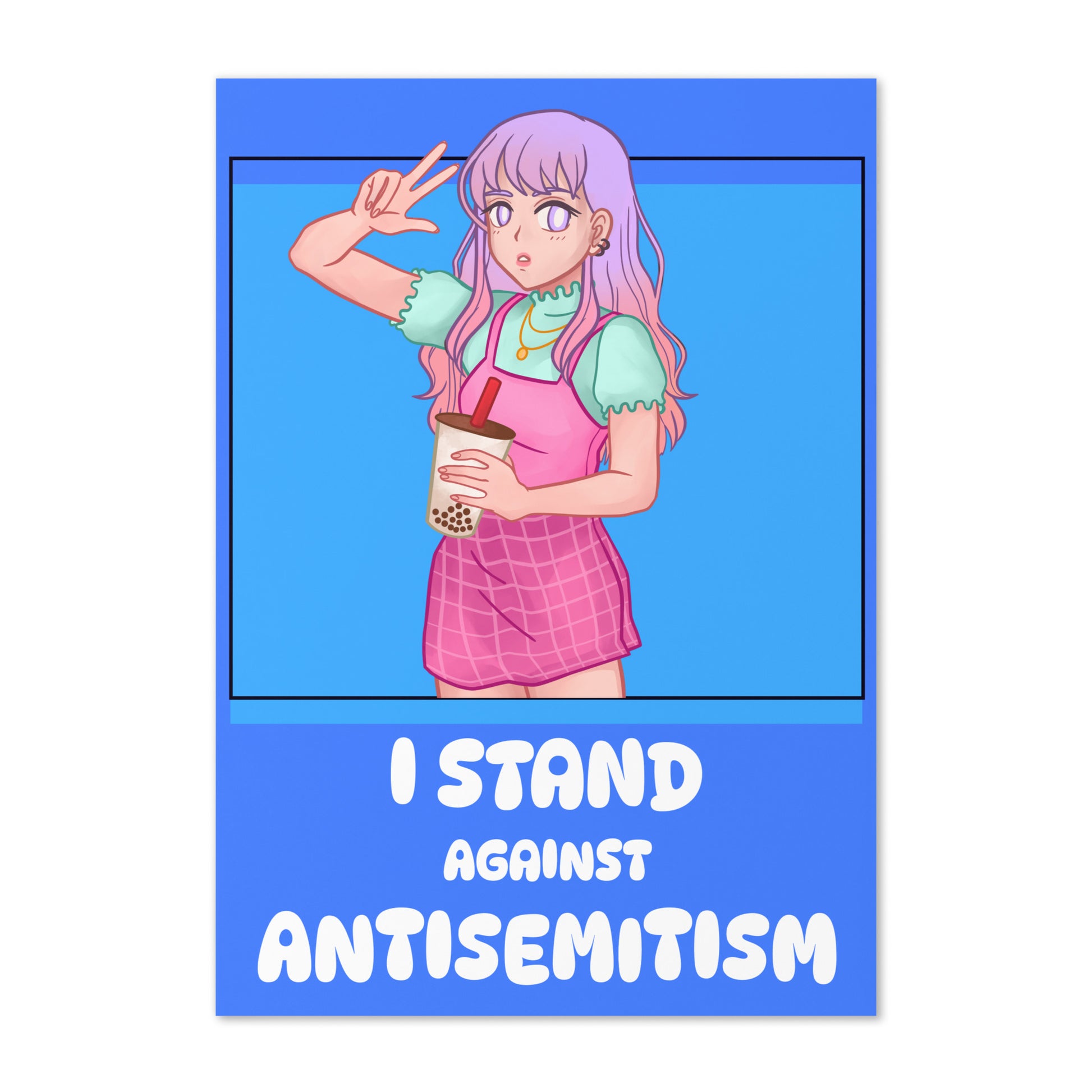 I Stand Against Antisemitism | Greeting Card