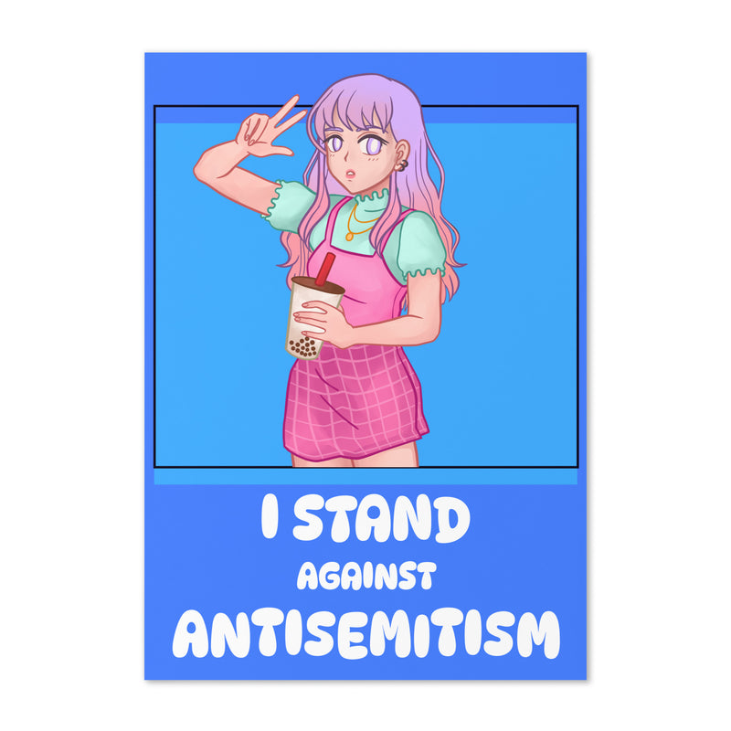 I Stand Against Antisemitism | Greeting Card