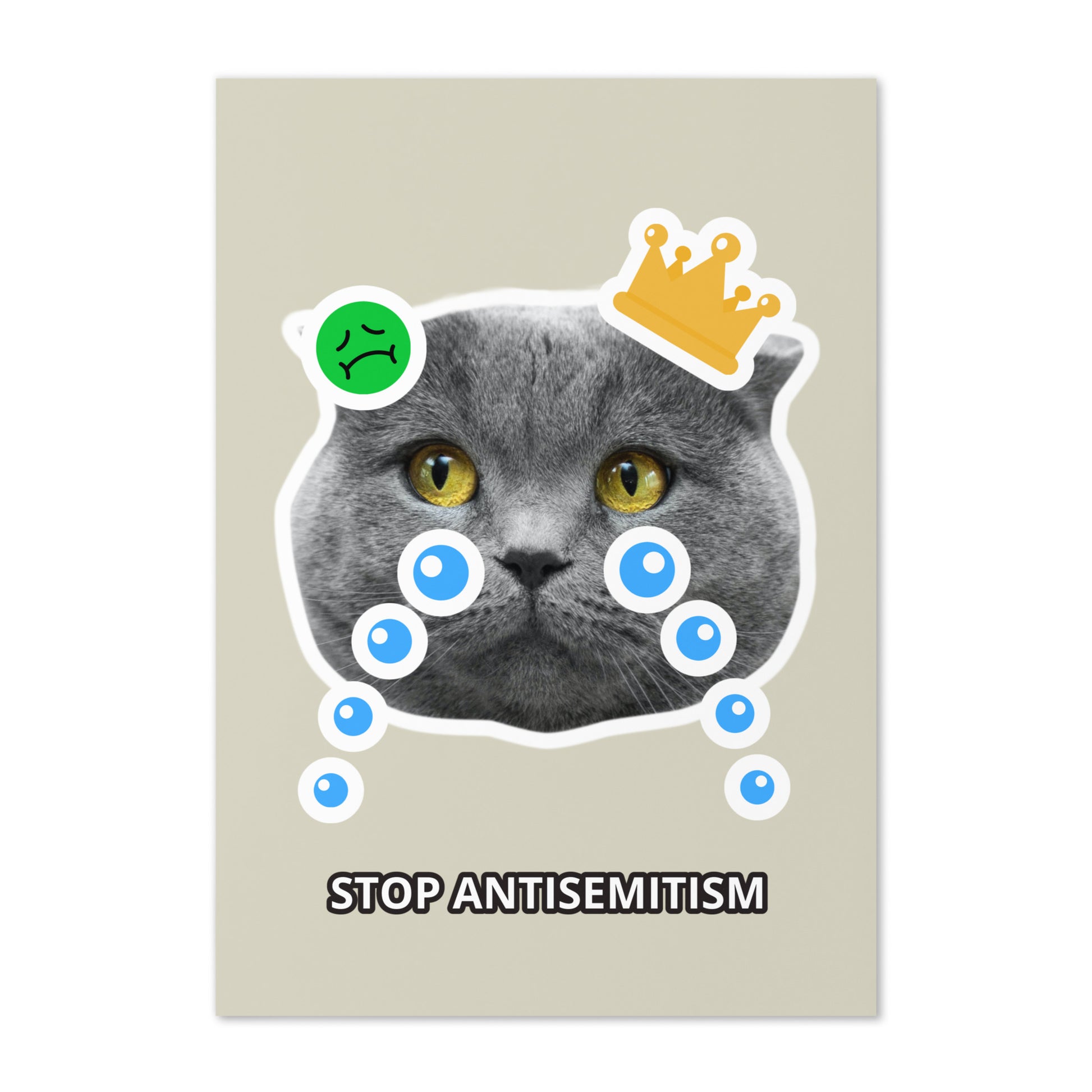 Sweet Cats | Antisemitism | Greeting Card